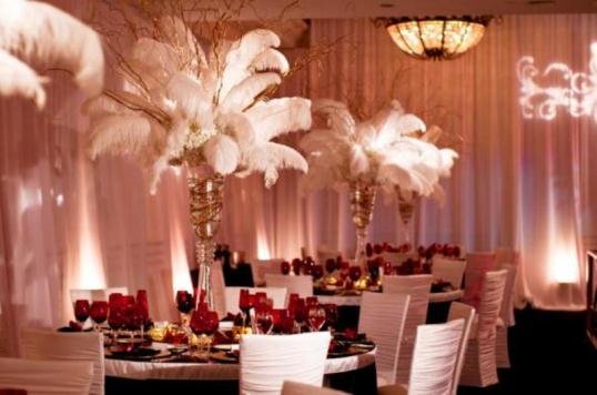 White Feather-Centerpieces
