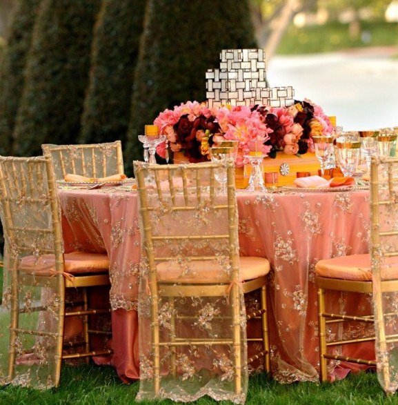 Lace coral wedding-chair-cover-ideas