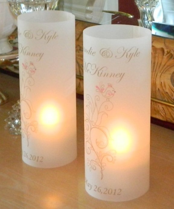 Personalized Luminary Table Numbers