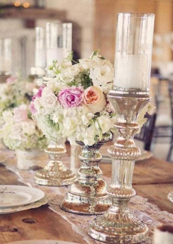 Elegant Candle Centerpiece