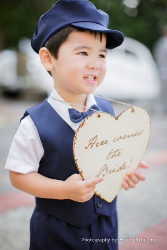Here Comes The Bride Sign For Ring Bearer