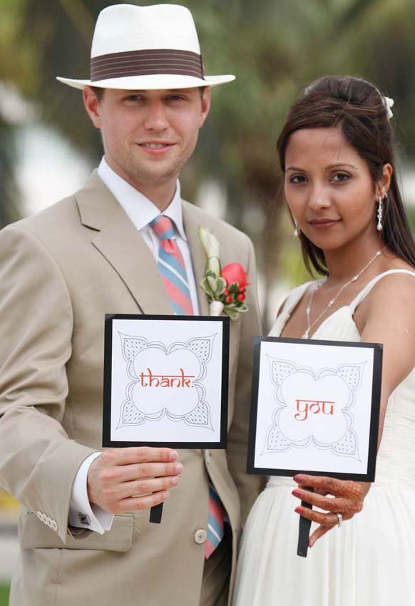 Thank You weddig signs 1