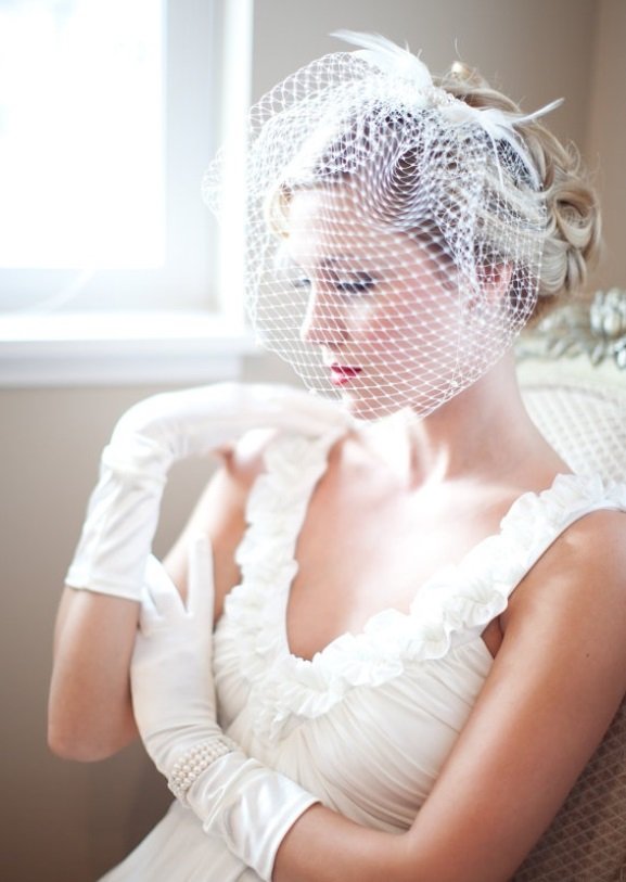 Vintage Style Bird Cage Wedding Veils