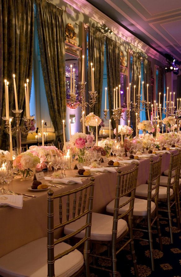 Great Gatsby Wedding Ideas Great-Gatsby Inspired Wedding recetion tablescape