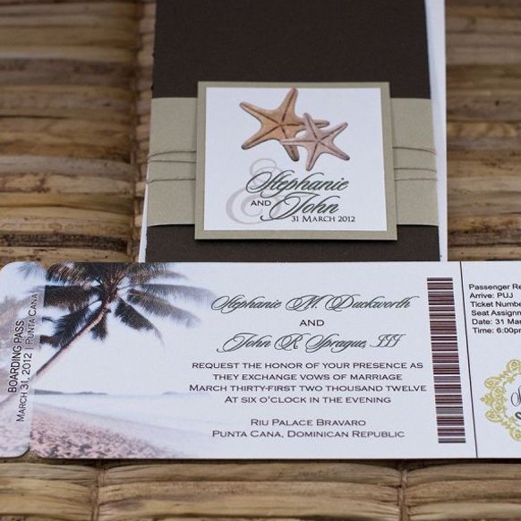 Stylish Save the Dates destination wedding invitations ideas