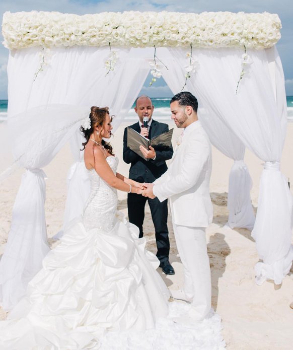Stylish Caribbean Destination Wedding ceremony