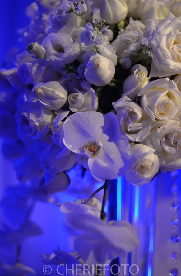 Luxury Cancun Destination Wedding Orchid Centerpiece By Weddings Romantique