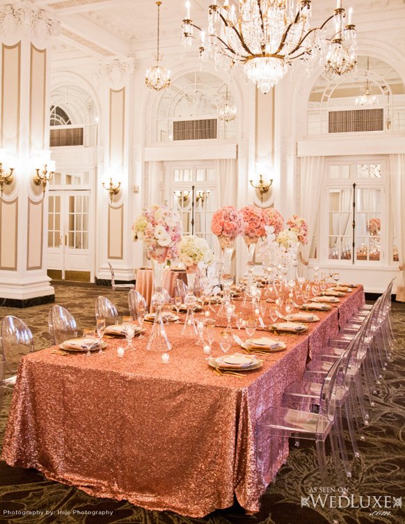 2014 Modern Wedding Reception Ghost Chair Trends
