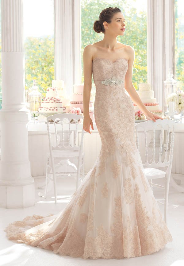 2016 Blush Pink Wedding dress by AireBarcelona AMELIE_VESTIDO_NOVIA_AB_1