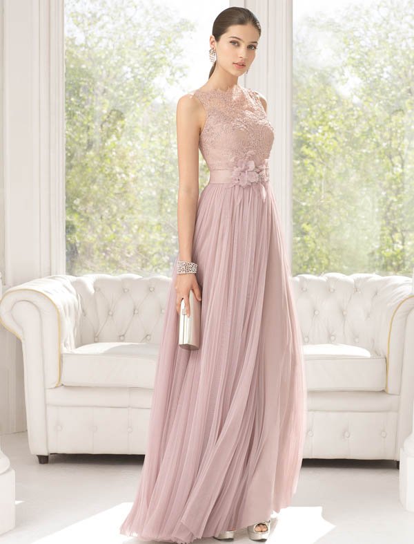 2016 Blush Pink Weddings_ Sequin Bridesmaid dress ideas by AireBarcelona vestido_fiesta_AB_8U248_1