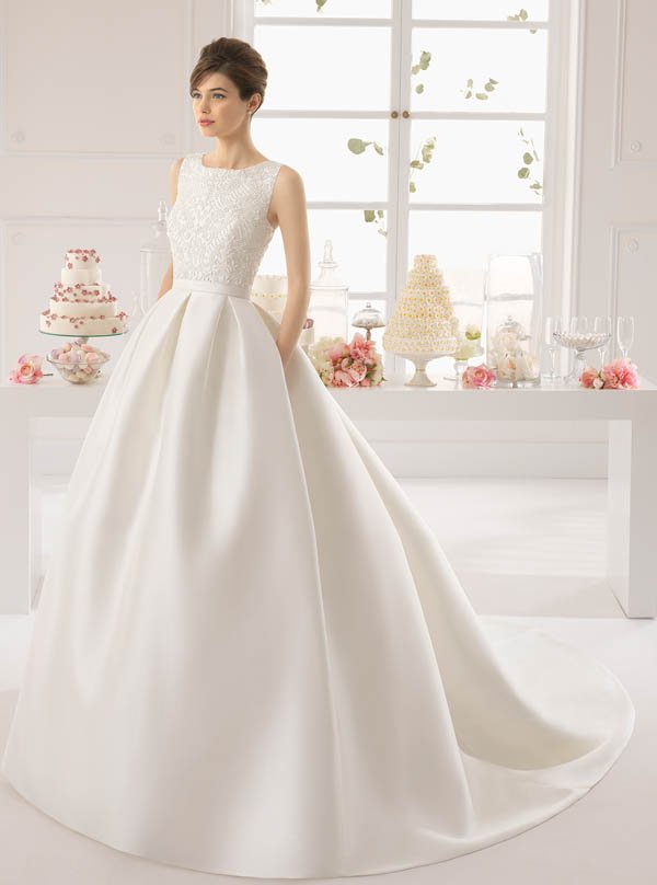 2016 Blush Pink Weddings_ wedding dress by AireBarcelona ARCILLA_VESTIDO_NOVIA_AB_1