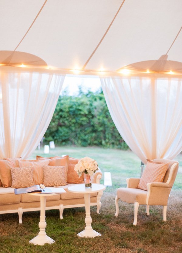 Glamorous Tent Wedding Lounge set up_Leila Brewster Photography