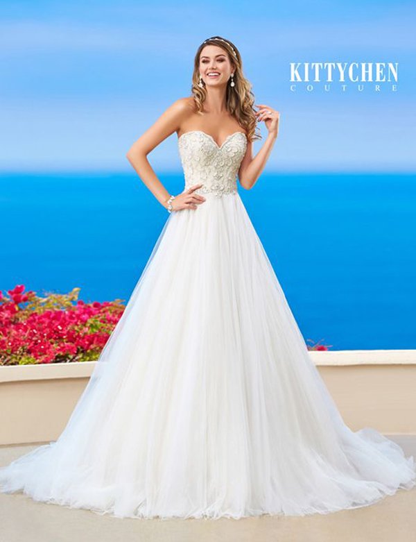 Luxury Cancun Destination Wedding Dresses by KittyChen Couture - Zoe