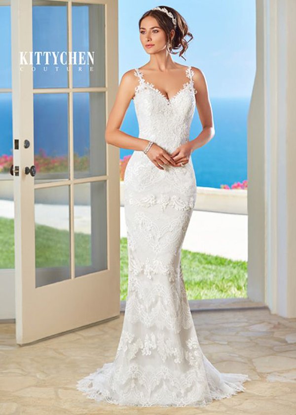 Luxury Caribbean Destination Wedding Dresses by KittyChen Couture - Lana