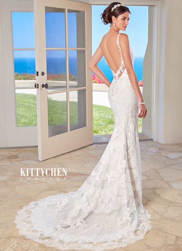 Luxury Caribbean Destination Wedding Dresses by KittyChen Couture - Lana2