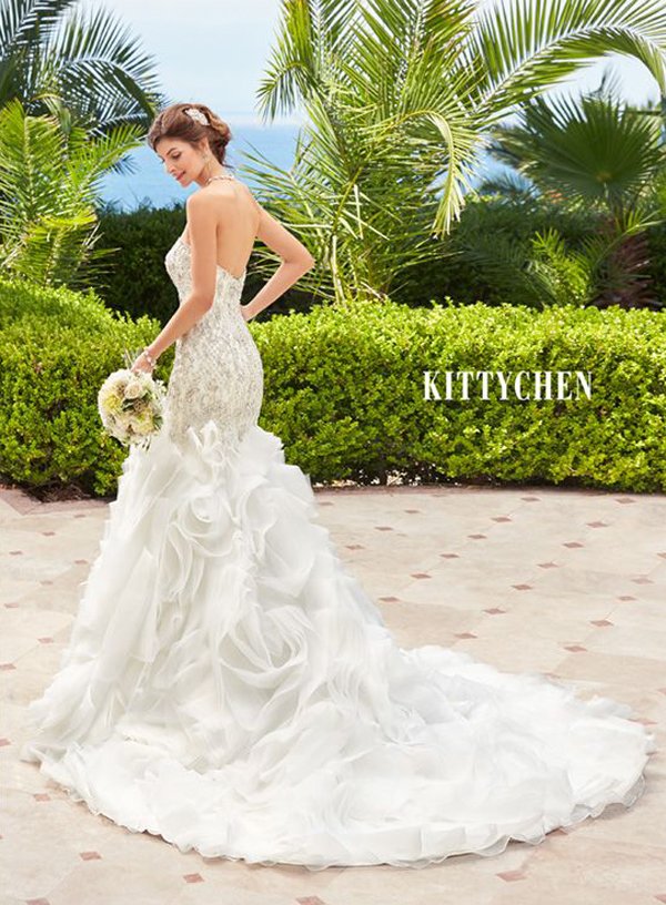 Luxury Caribbean Wedding Dresses by Kitty Chen - Ariel3