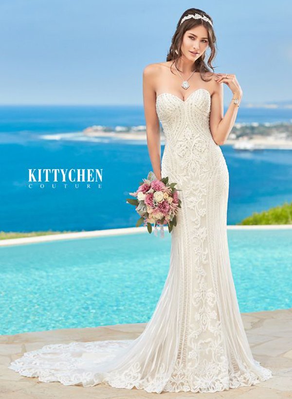 Luxury Caribbean Wedding Dresses by Kitty Chen Couture - Alvina 3