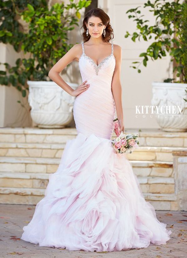 Luxury Caribbean Wedding Dresses by KittyChen Couture - Paloma 2