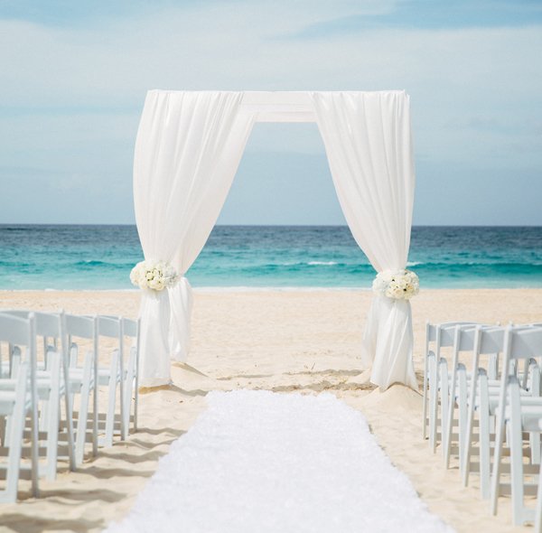 Glam Hard Rock Punta Cana Beach Wedding Arch By Weddings Romantique 10