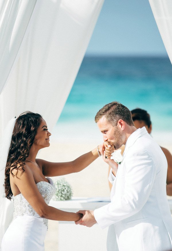Glam Hard Rock Punta Cana Wedding Bridal and groom By Weddings Romantique