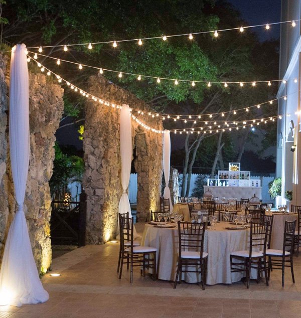 Chic Dreams Punta Cana Outdoor Wedding Reception