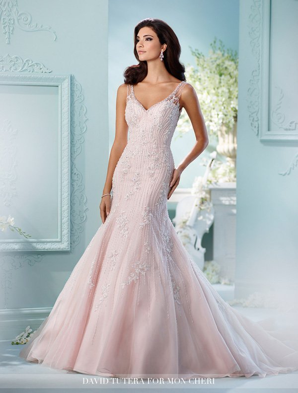 Rose Quartz Blush Pink Wedding Dresses _ David-tutera-for-mon-cheri wedding dresses _216241 Kalapini