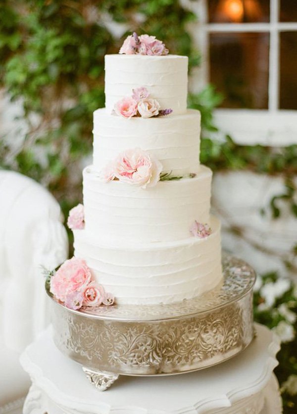 Rose Quartz Blush Pink wedding cake_Photography KT Merry