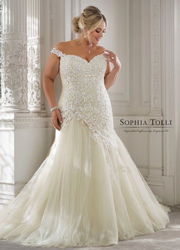 2018 Vintage Glamour Wedding Dresses by Sophia Tolli_Y11884 Eleni